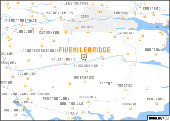 map of Fivemilebridge