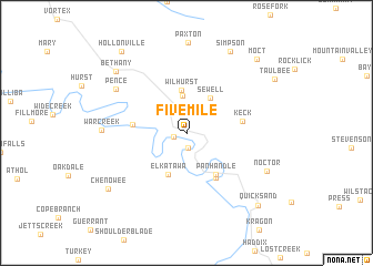 map of Fivemile