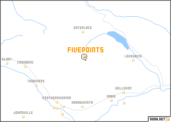 map of Five Points