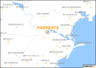 map of Five Points