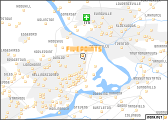 map of Five Points