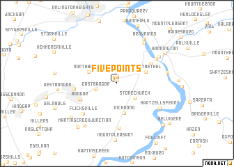 map of Five Points