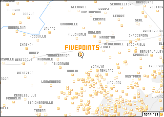 map of Five Points