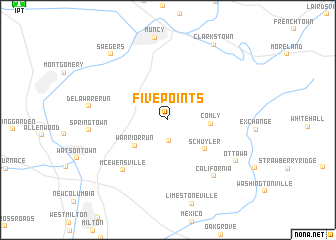 map of Five Points