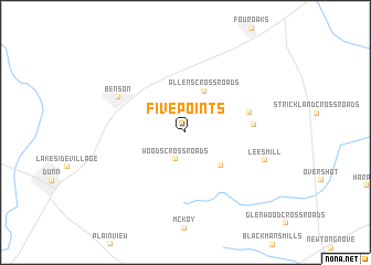 map of Five Points