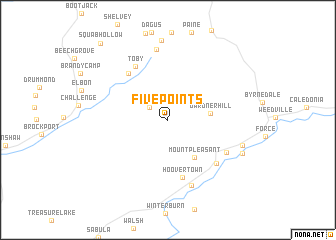 map of Five Points