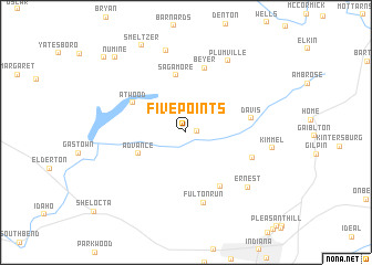 map of Five Points