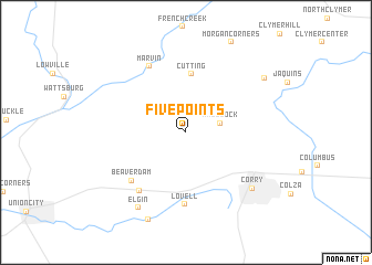 map of Five Points