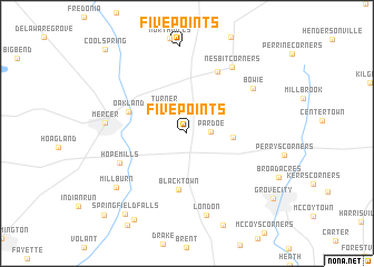 map of Five Points