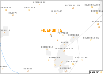 map of Five Points