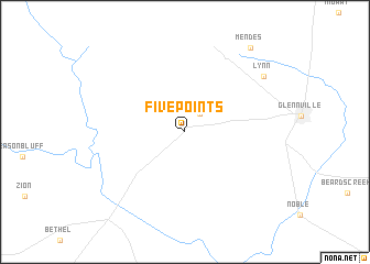 map of Five Points