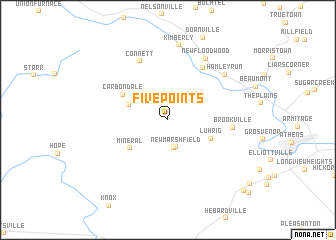 map of Five Points