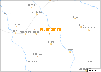 map of Five Points