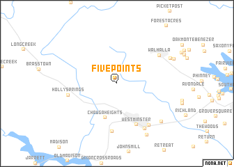 map of Five Points