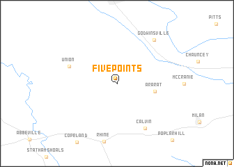 map of Five Points