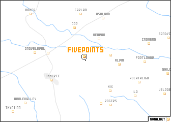 map of Five Points