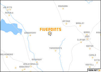 map of Five Points