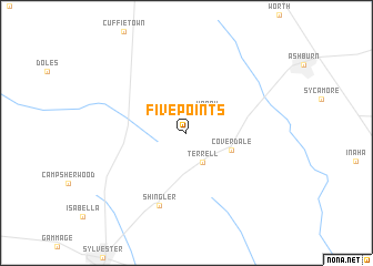 map of Five Points