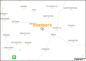 map of Five Points