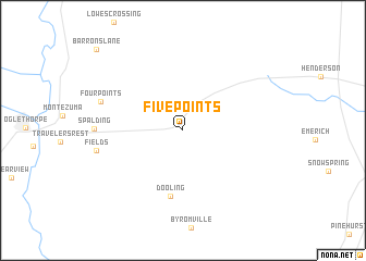 map of Five Points