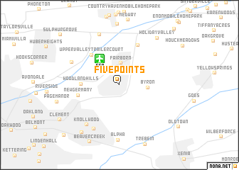 map of Five Points