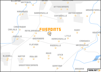 map of Five Points