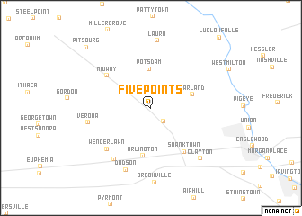 map of Five Points