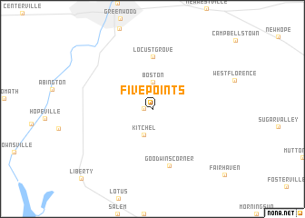 map of Five Points