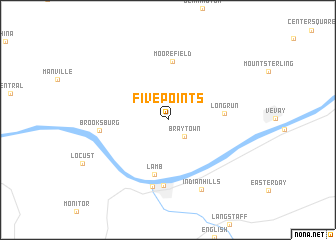 map of Five Points