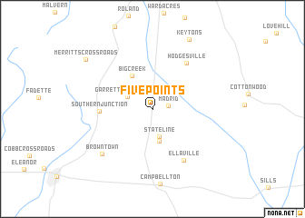 map of Five Points