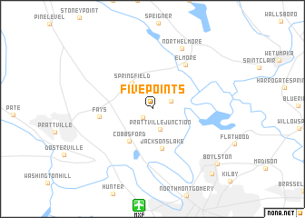 map of Five Points