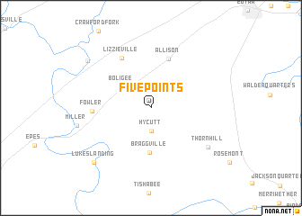 map of Five Points