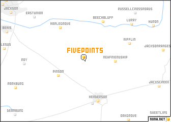 map of Five Points