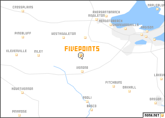 map of Five Points