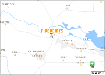 map of Five Points