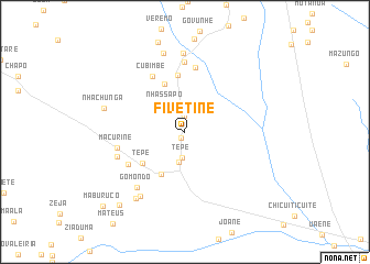 map of Fivetine