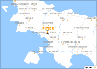 map of Fiyiás