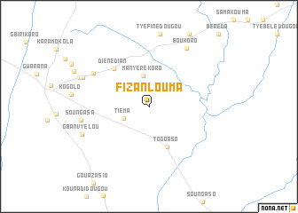 map of Fizanlouma