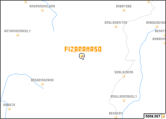 map of Fizaramaso