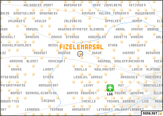 map of Fize-le-Marsal