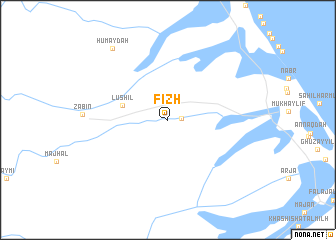map of Fizḩ