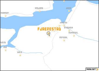 map of Fjærestad