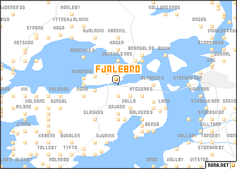 map of Fjälebro