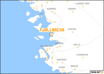 map of Fjällbacka