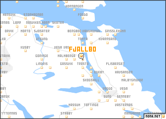 map of Fjällbo