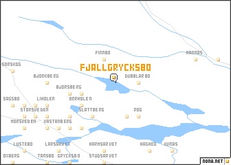 map of Fjällgrycksbo