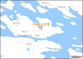 map of Fjällsta