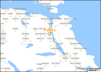 map of Fjäll