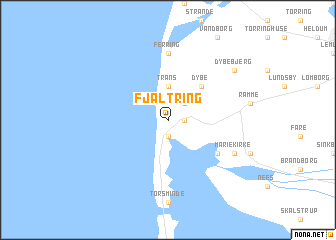 map of Fjaltring