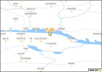 map of Fjäl